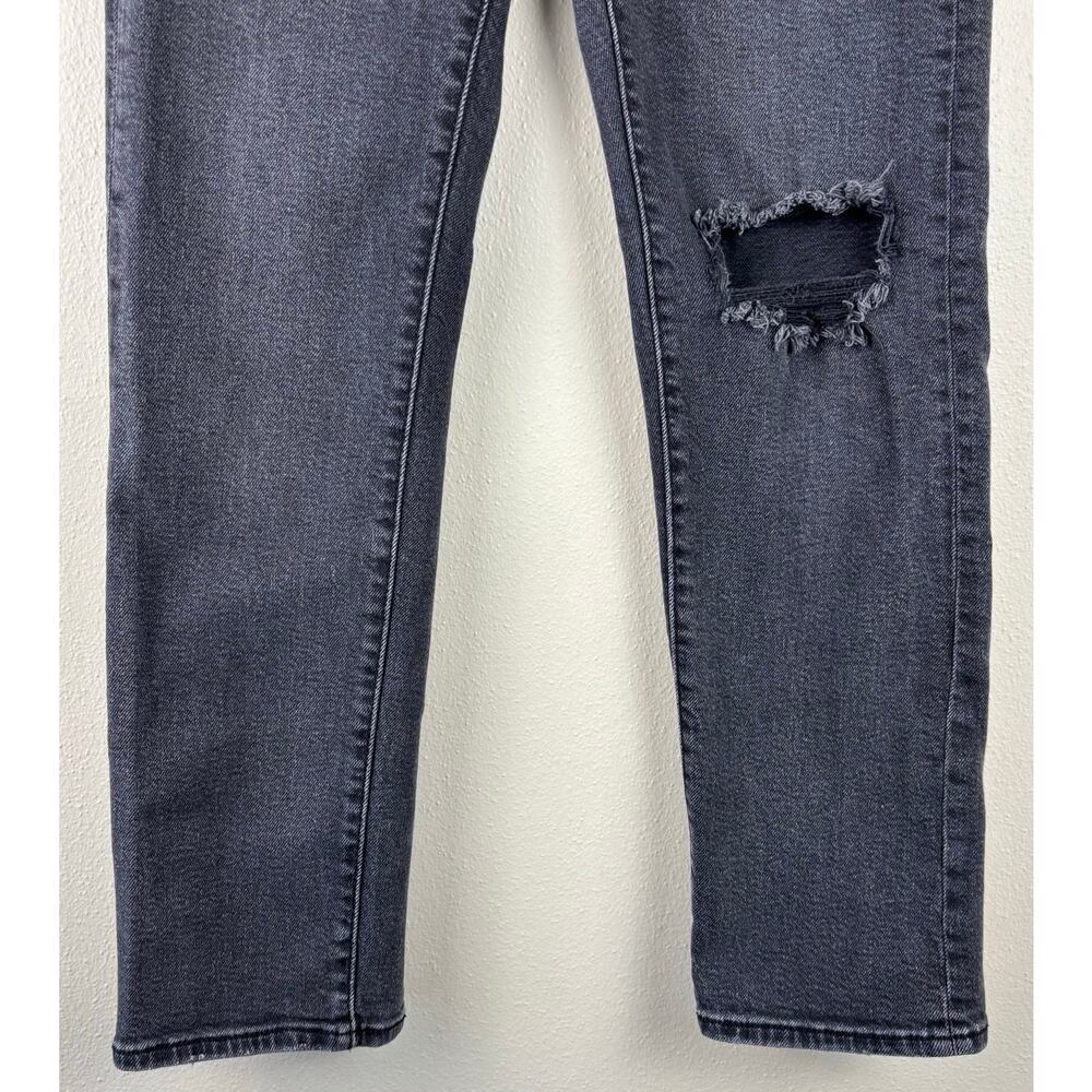 Levi's Women's Wedgie Straight Stretch Denim Jeans Size 25 in Black Sprout - Picture 8 of 16